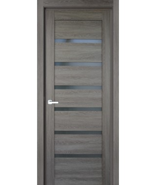 Дверь с ПВХ покрытием 71К (Филадельфия Дуб Графит, Стекло Графит)