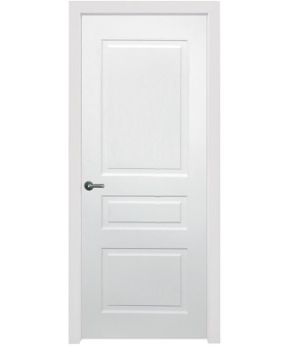 Дверь с ПВХ покрытием Эмма 65 ДГ (Софт Белый)