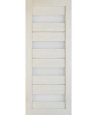 Дверь из экошпона Техно 15 Лиственница (белое стекло) Дверь из экошпона Техно 15 Лиственница (белое стекло)